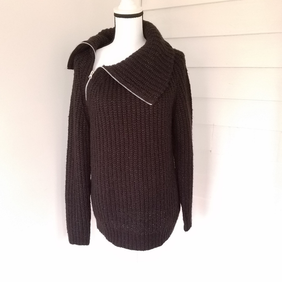 Forever 21 Black Cowl Neck Sweater - Picture 5 of 8